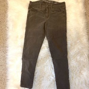 Brown American Eagle Jeggings